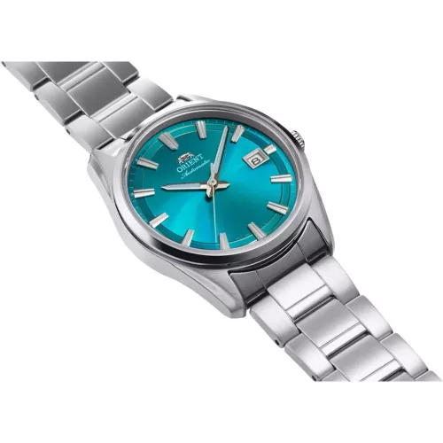 Orient ferfi karora 38.5 mm kek napfenyes szamlap automata