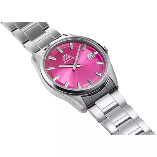 Orient unisex karora 38.5 mm pink szamlap automata acel