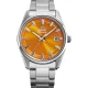 Orient ferfi karora 38.5 mm narancs szamlap automata acel