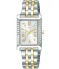 Lorus noi karora 22.5x32 mm arany kristaly tok elegans acel szij