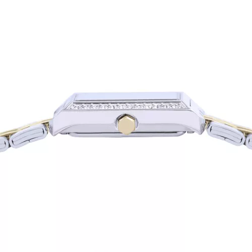 Lorus noi karora 22.5x32 mm arany kristaly tok elegans acel szij