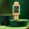 Lorus noi karora 22.5x32 mm arany kristaly tok acel szij elegans
