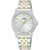 Lorus Women női bicolor karóra kristálydíszes lünettával RG249YX-9