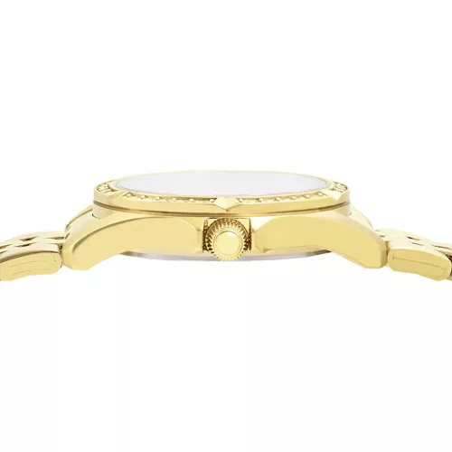 Lorus Women női aranyszínű karóra kristálydíszes lünettával RG250YX-9