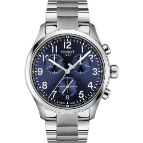 Tissot Chrono L férfi kronográf karóra kék számlappal és acél szíjjal