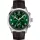 Tissot Chrono L férfi karóra zöld számlappal barna bőrszíjon 42 mm