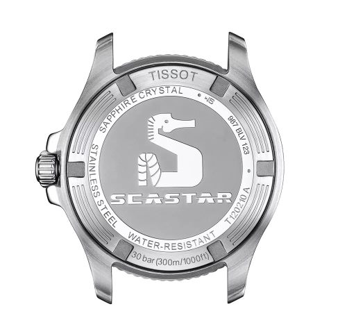 Tissot Seastar 1000 T120.210.11.011.00 karóra + fehér kaucsuk szíj