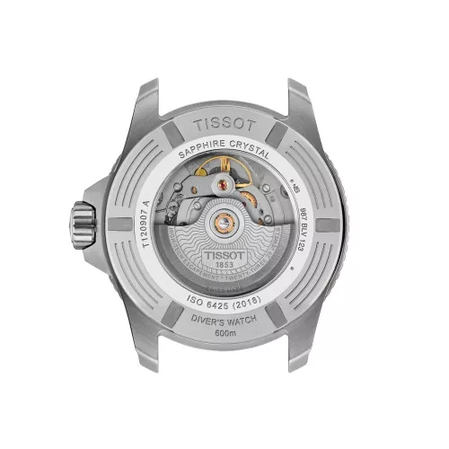 Tissot Seastar 2000 Powermatic 80 férfi búváróra kék számlappal