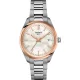 Tissot PR 100 Lady női karóra fehér gyöngyház számlappal acél szíjjal