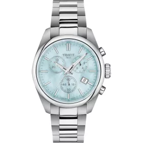Tissot PR 100 női karóra kék gyöngyház acélcsattal 36 mm