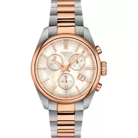 Tissot PR 100 Lady női karóra fehér gyöngyház számlappal acél szíjjal