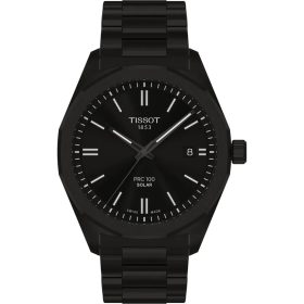 Tissot PRC 100 férfi karóra fekete solar 39 mm elegáns