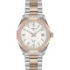 Tissot PRC 100 Solar Lady női karóra rosegold lünetta bicolour szíj