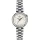 Tissot Desir 28 mm női karóra – ezüst tok, gyöngyház számlap, gyémánt indexek