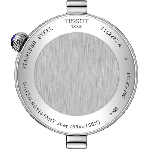 Tissot Desir Moonphase gyémánt női karóra T152.223.11.036.00 hátlap