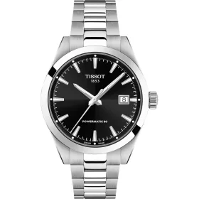 Tissot Gentleman Powermatic 80 férfi automata karóra fekete számlappal