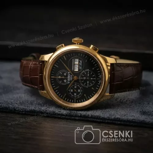 Tissot Le Locle Valjoux automata férfi kronográf T41.5.317.51 számlap