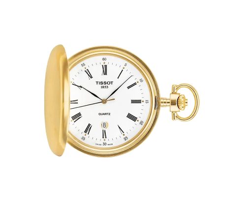 Tissot Savonnette T83.4.553.13 svájci zsebóra arany PVD bevonattal