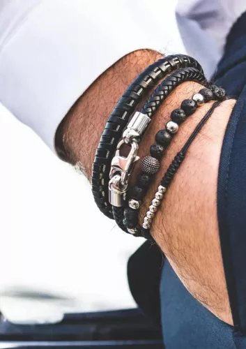 Zeades férfi karkötő - ETAI - ZMB02466