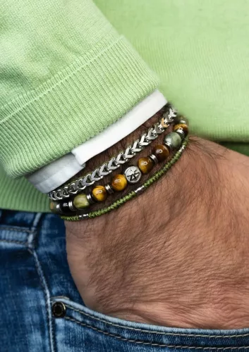 Zeades férfi karkötő - MEZZO - ZMB02787