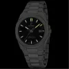 Festina Swiss F20100/5 férfi karóra fekete karbonmintás számlappal éjszakai világítás