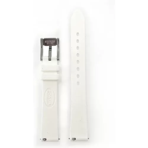 Fossil fehér kaucsuk óraszíj 14 mm sportos kivitel