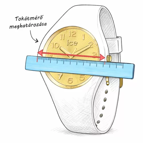 ICE-Watch fekete szilikon szíj + tok sárga belső kerettel 34mm
