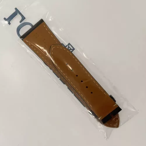 Longines Lindbergh barna aligátor bőr óraszíj 25 mm fehér varrás