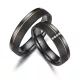 Marrya karikagyűrű – matt fekete Black Titán 8 mm, belső domború forma