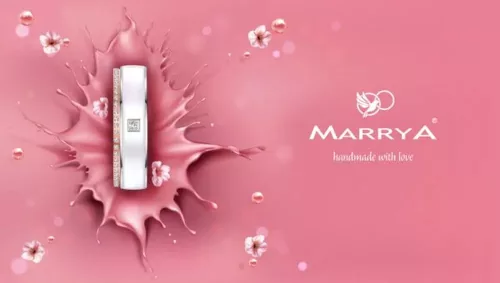 Marrya karikagyűrűpár – fehér zománc rosegold éllel, belső domború komfort