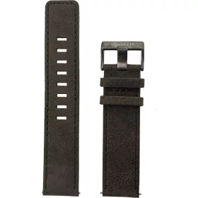 MVMT szürkés barna bőr óraszíj szürke csattal 22 mm