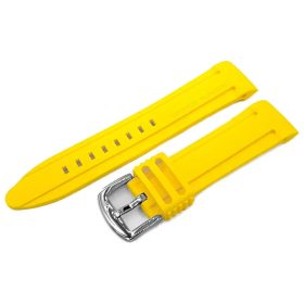   Vostok-Europe Anchar Kaucsuk Szíj / Citromsárga / Polírozott Kapcsolóval