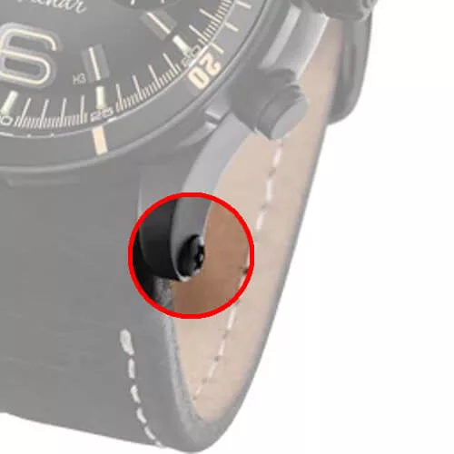 Vostok-Europe szíj rögzítő csavar Anchar karórákhoz - Fekete PVD / Matt