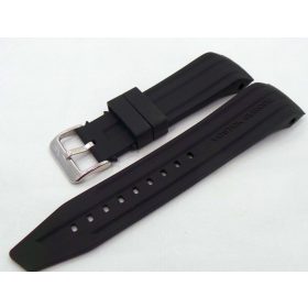   Vostok-Europe Mriya Kaucsukszíj / Fekete / Polírozott Kapcsolóval