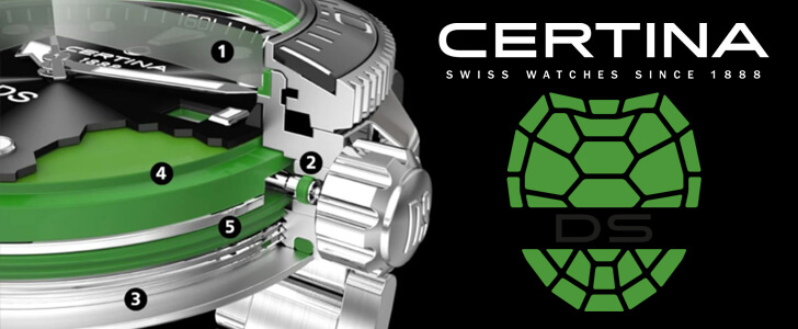 Certina DS dupla tömítésrendszer: vízálló óra kompromisszum nélkül