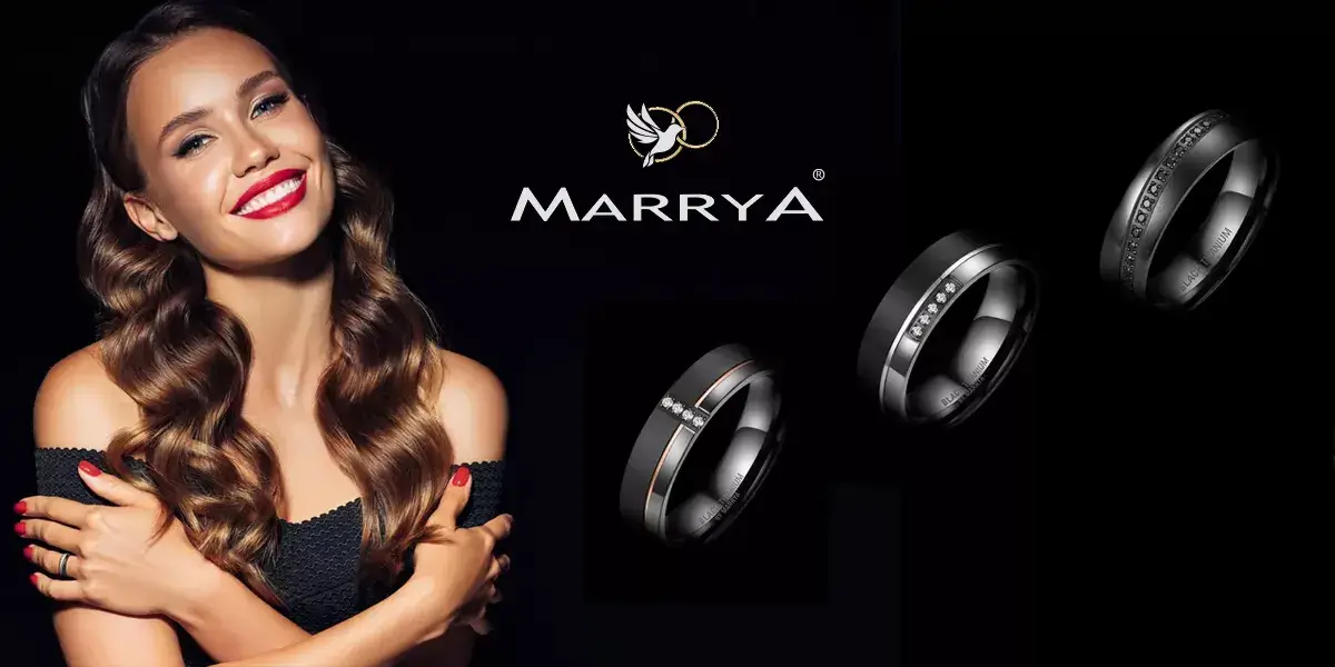 Marrya karbon karikagyűrűk – fekete, modern dizájn, könnyű viselet Marrya karbon karikagyűrűk – fekete, modern dizájn, könnyű viselet