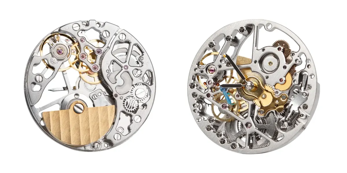 Mikro-rotoros szerkezet beépítés előtt Mikro-rotoros automata szerkezet